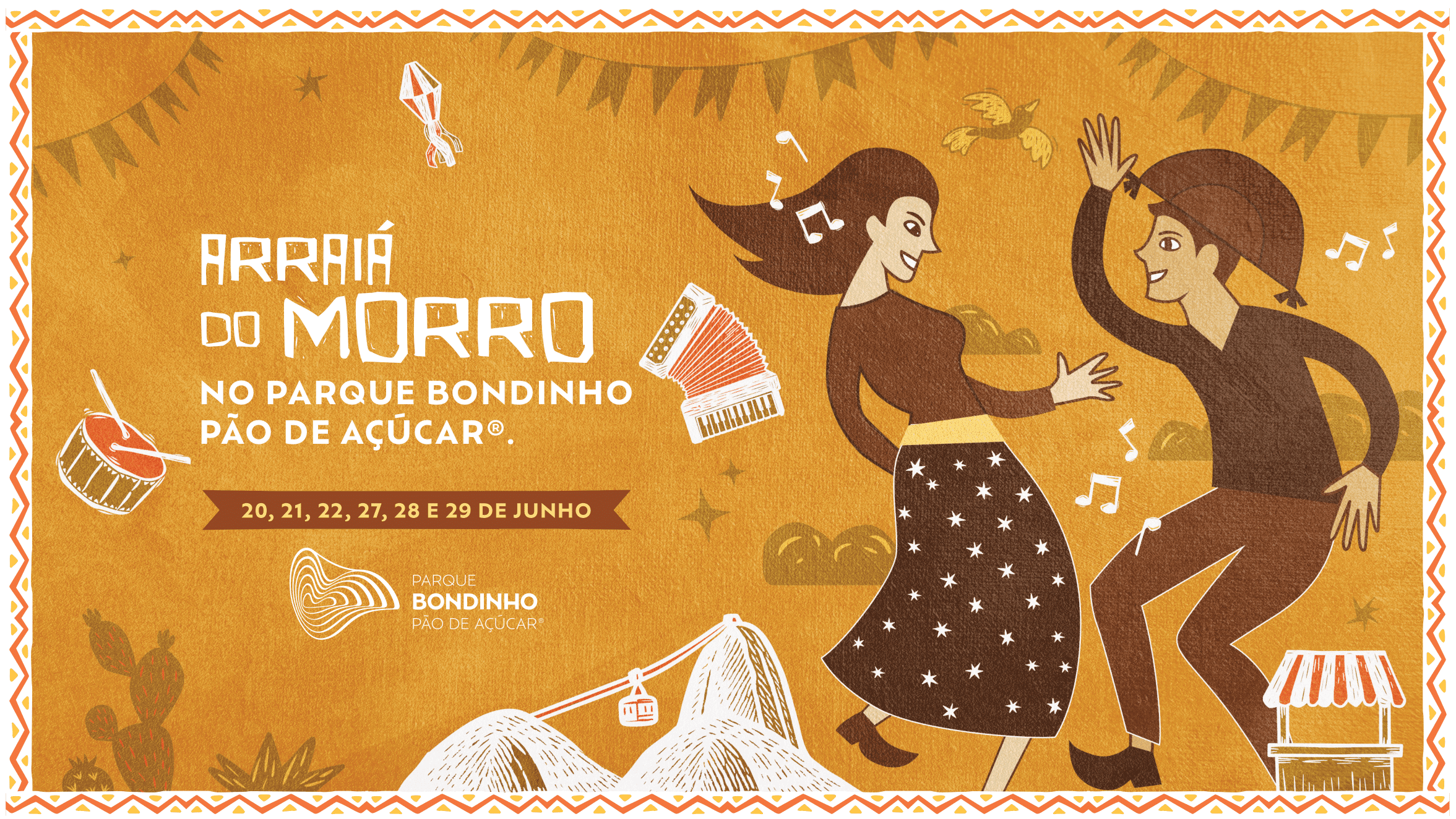 Arraiá do Morro no Parque Bondinho Pão de Açúcar®